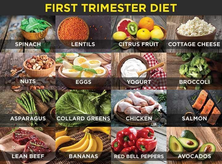 Diet for the First Trimester of Pregnancy
