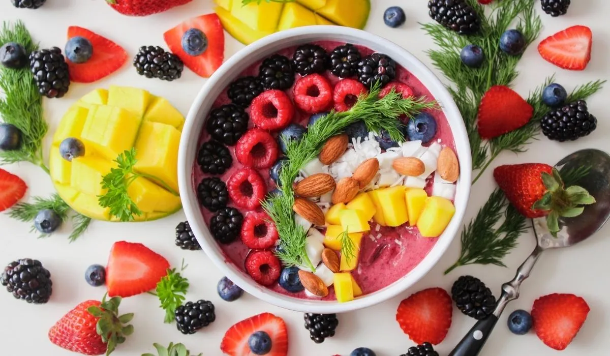 Fiber-rich foods for babies including pears, sweet potatoes, oats, avocado, and lentils
