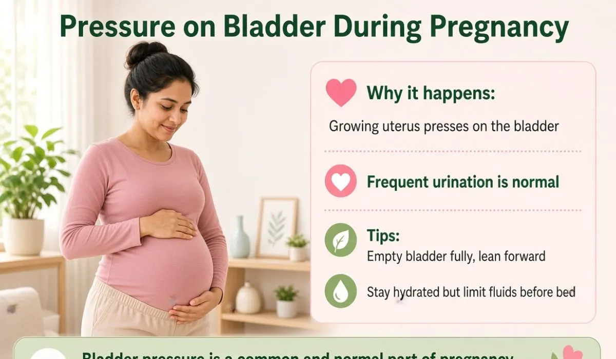 Pressure on bladder during pregnancy