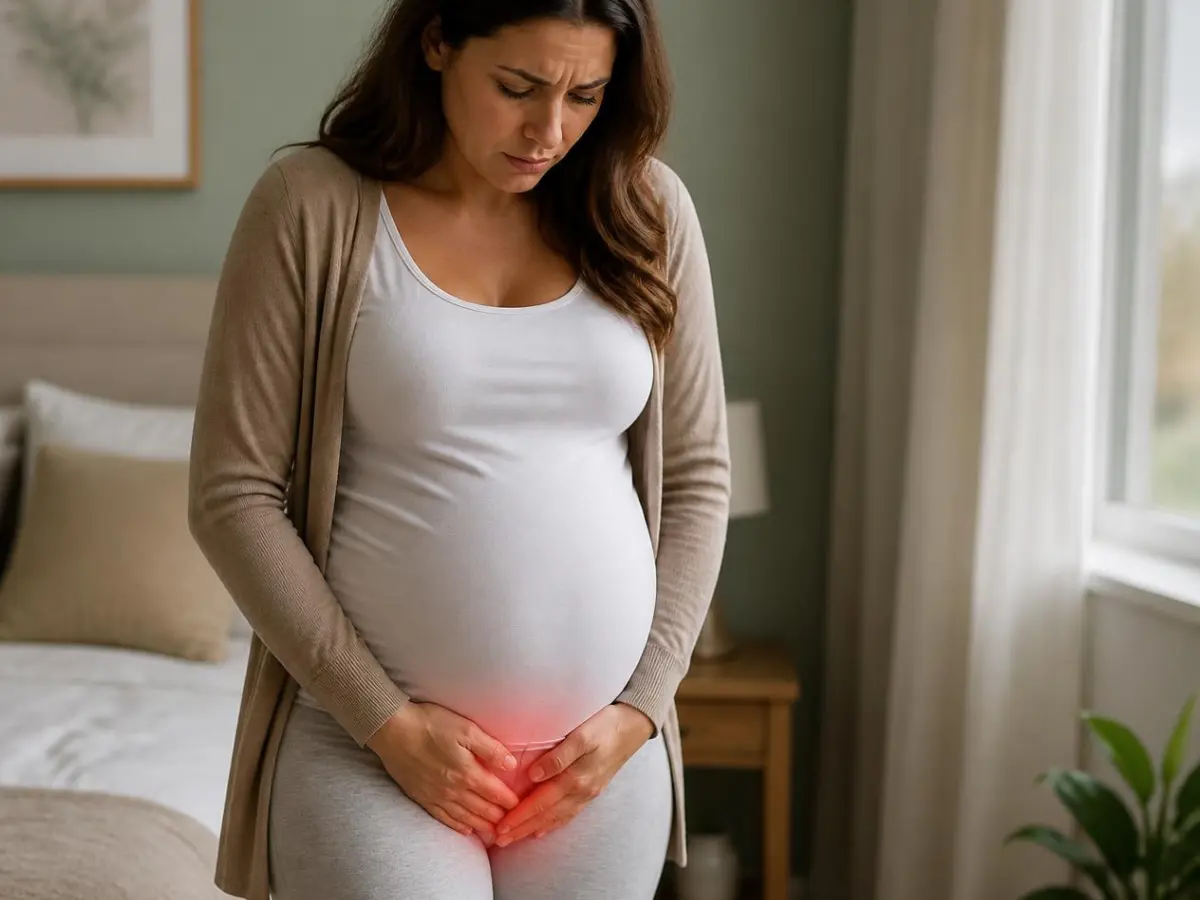Feeling pressure on bladder during pregnancy
