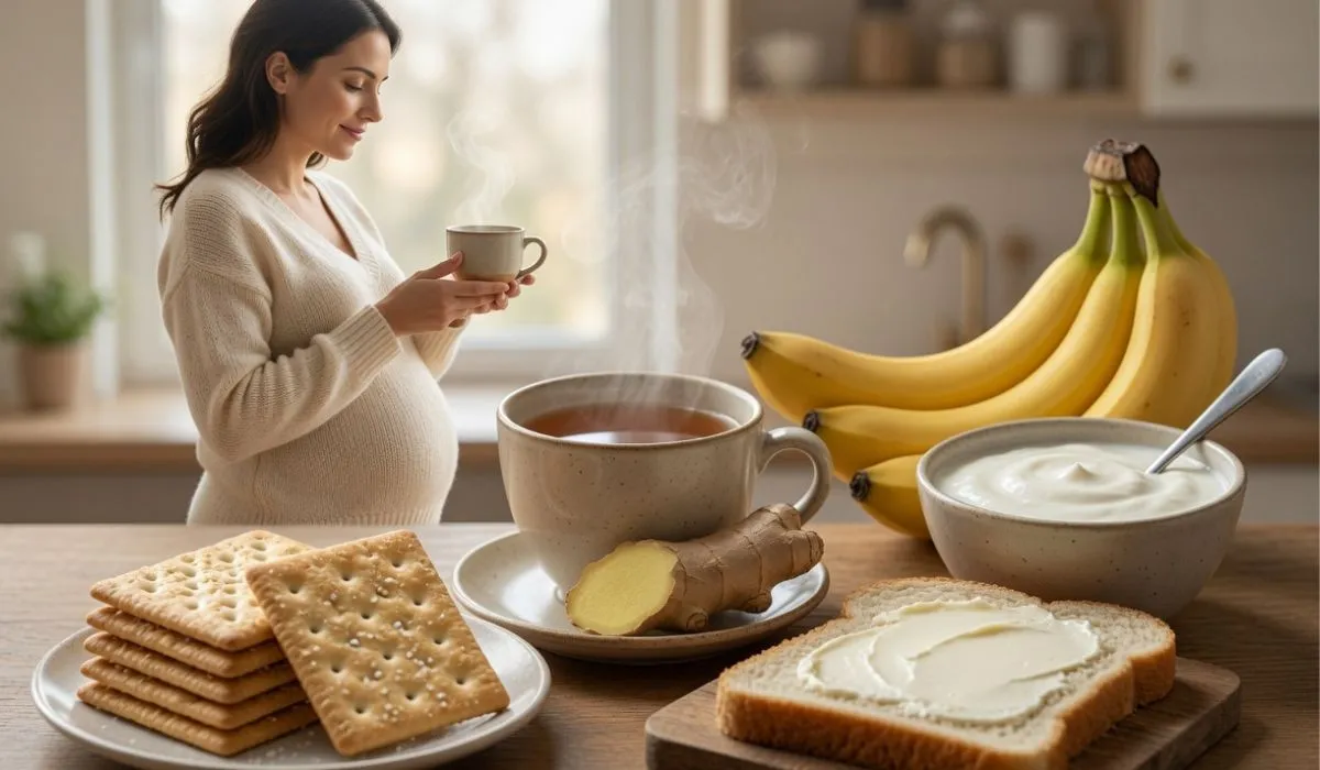 What to eat when nauseous while pregnant with healthy nausea-friendly foods