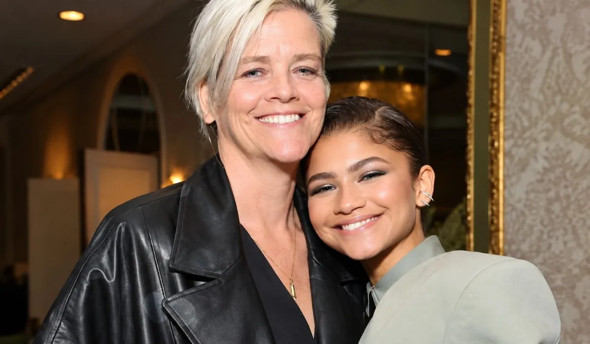 Claire Stoermer smiling at an event