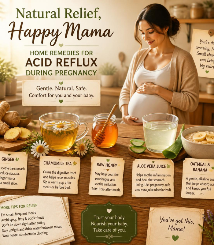 home remedies for acid reflux during pregnancy