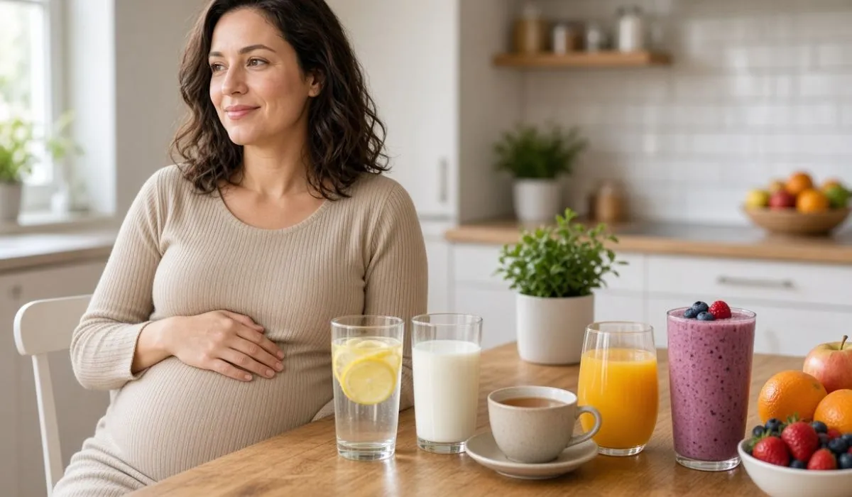 What to drink when you're pregnant, including water, milk, and healthy pregnancy-safe beverages