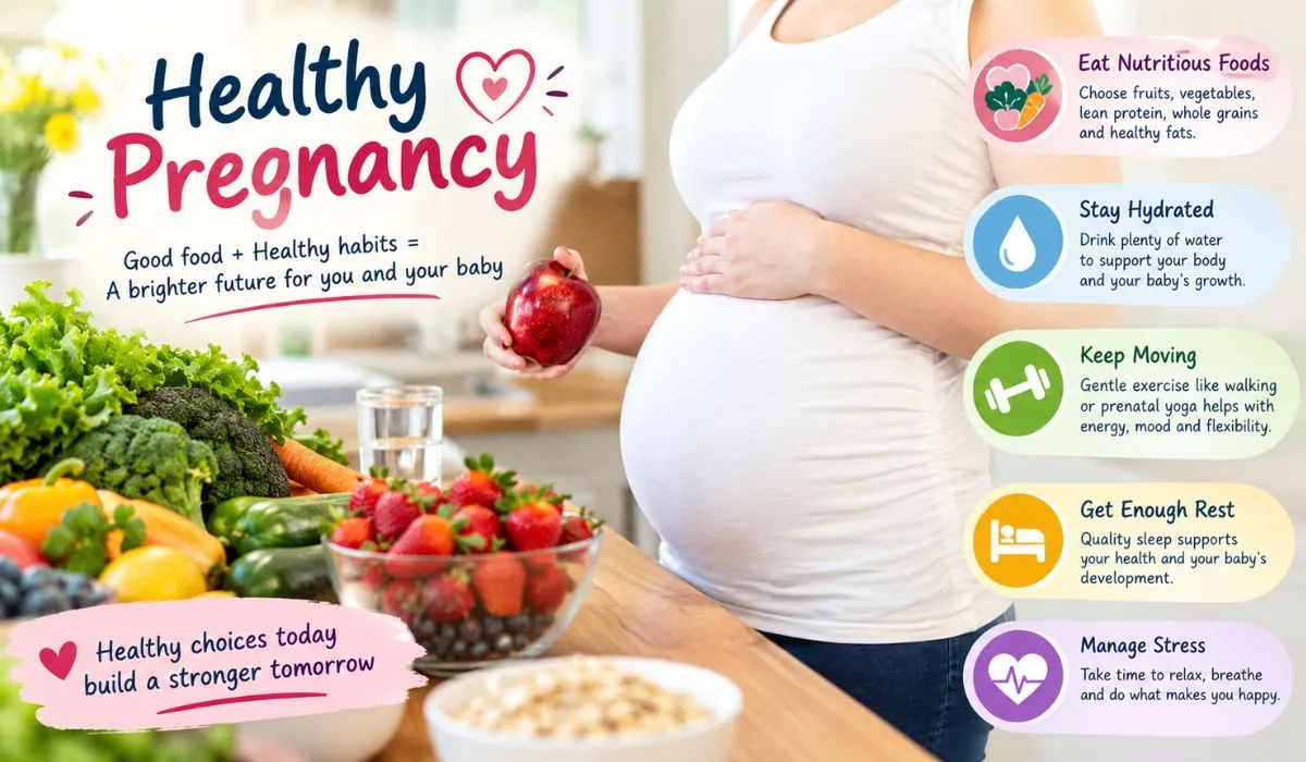 Healthy pregnancy tips for a healthy mom and growing baby