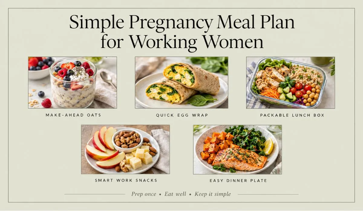 Simple Pregnancy Meal Plan for Working Women